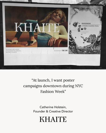 Khaite NYC Poster Campaign Mobile