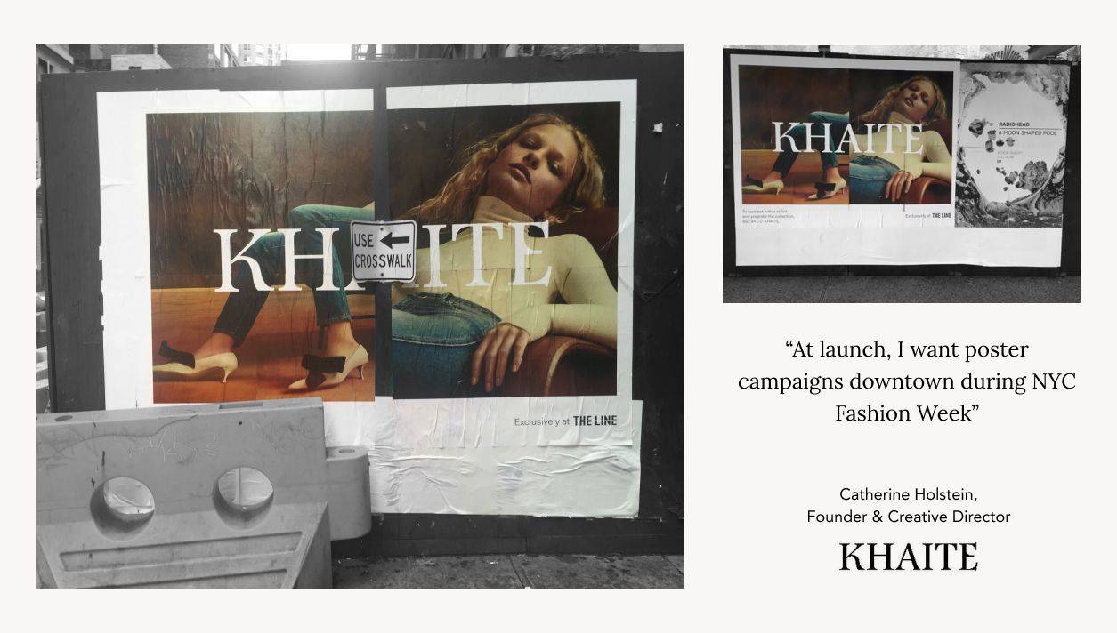 Khaite NYC Poster Campaign Desktop