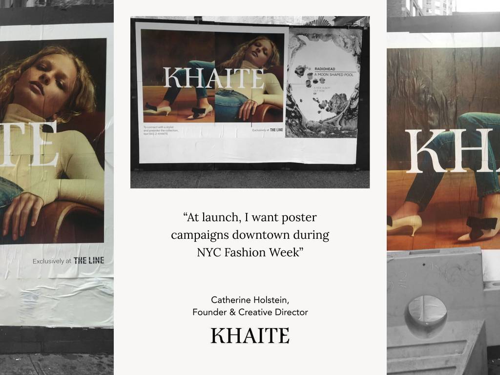 Khaite NYC Poster Campaign Tablet